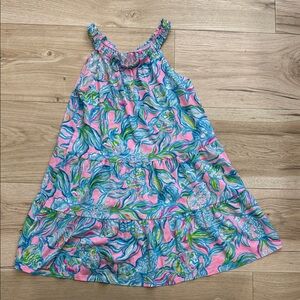 Lilly Pulitzer Pink and Blue Kids Dress